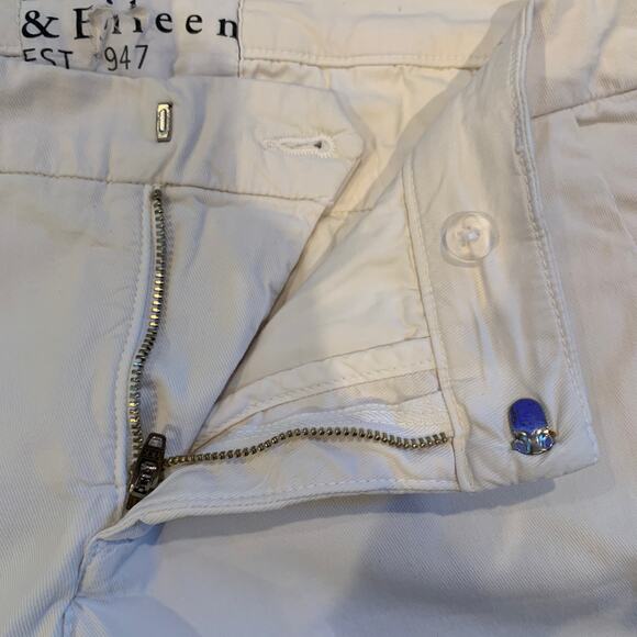 Frank & Eileen Wicklow Cotton Pant Trousers MSRP $288 | Off White | Size 4 - Picture 9 of 10